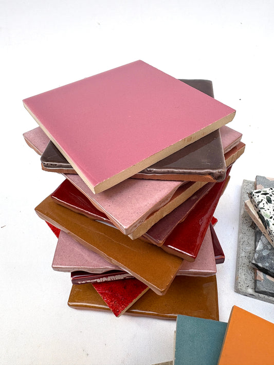 Square Tiles, Colourful, Mixed Bundle, 10x10cm