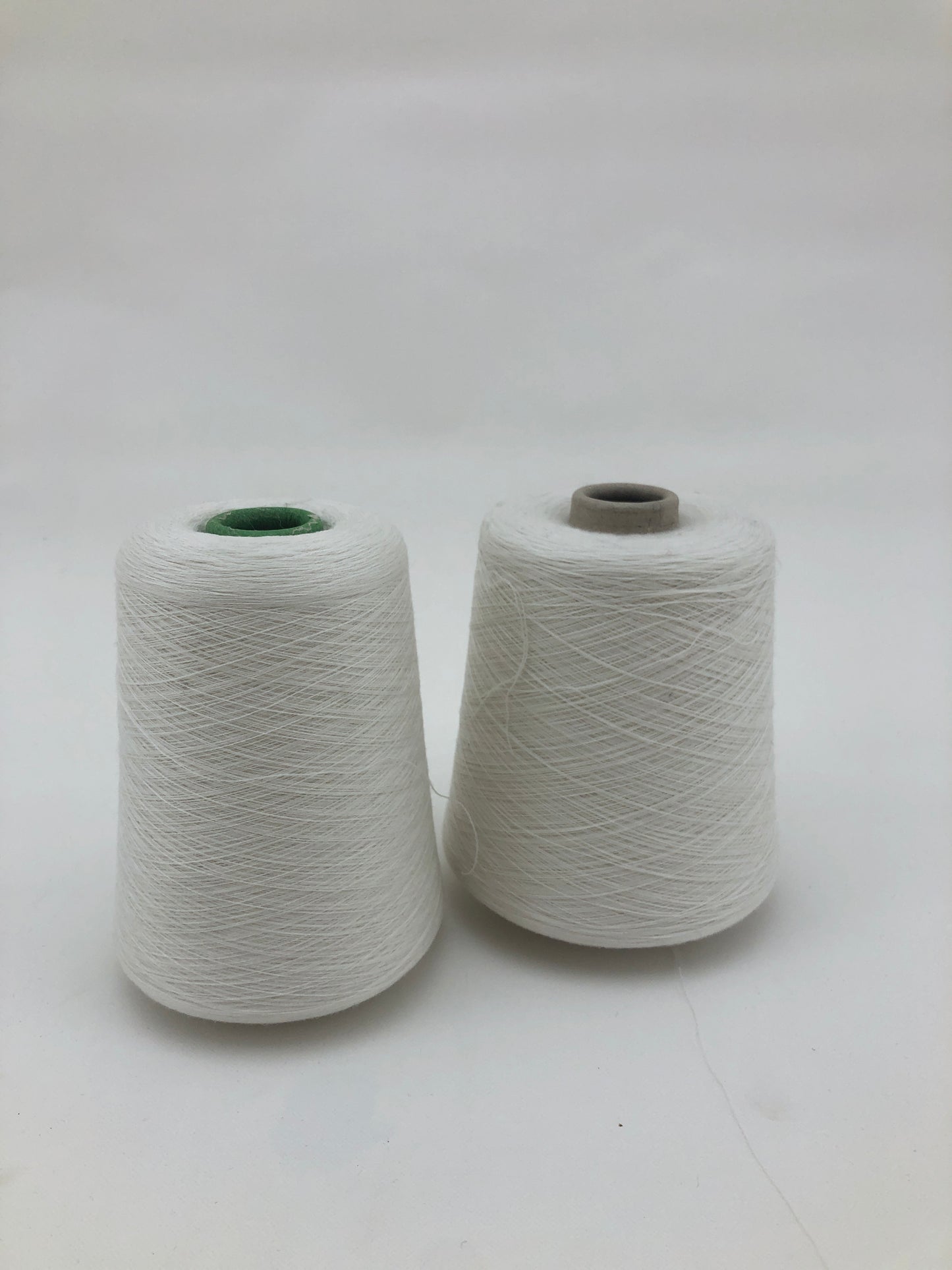 Yarn Cones, White Cotton - 500g