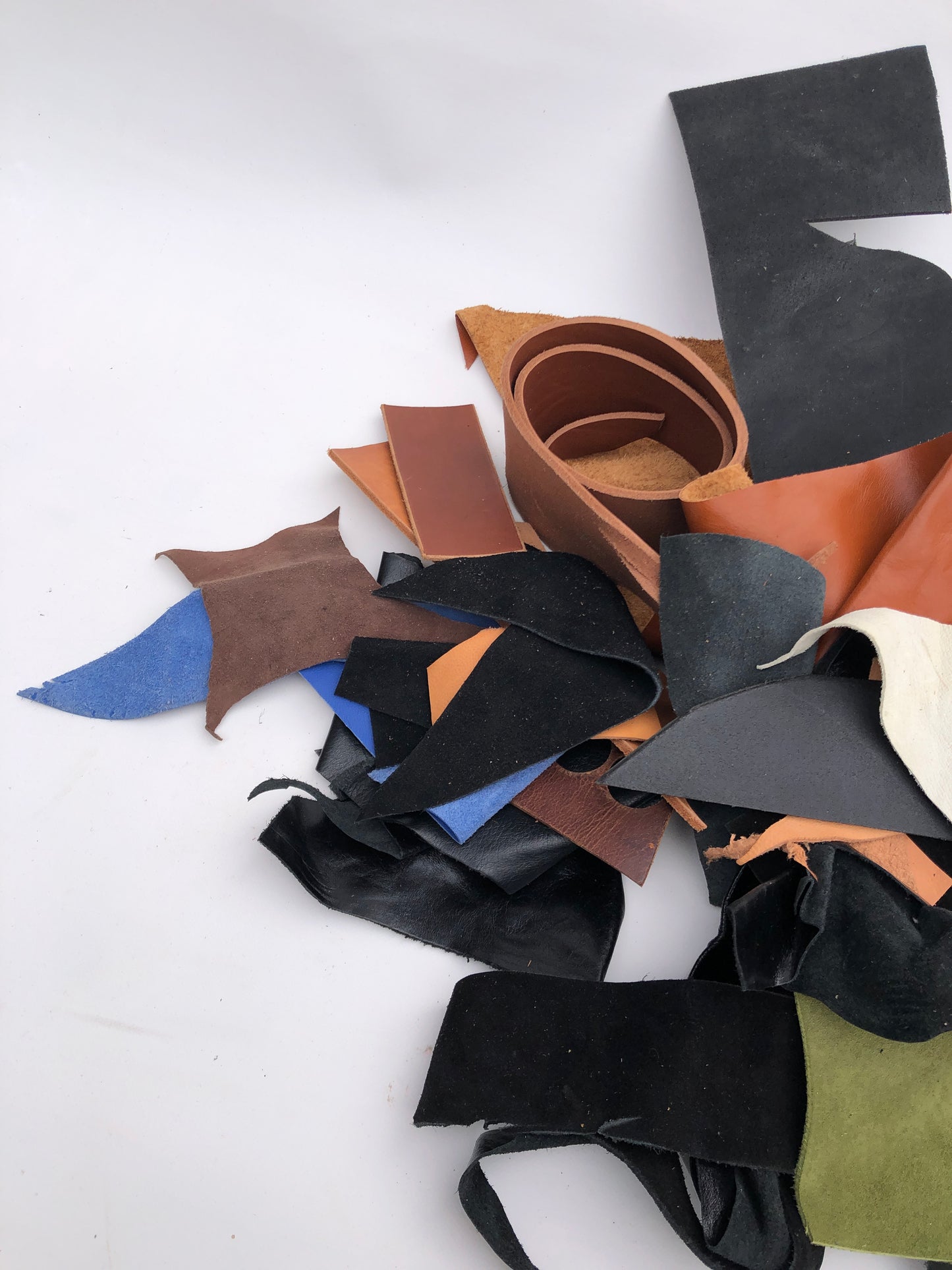 Leather Offcuts, Small, Mix (from The Royal Opera House)