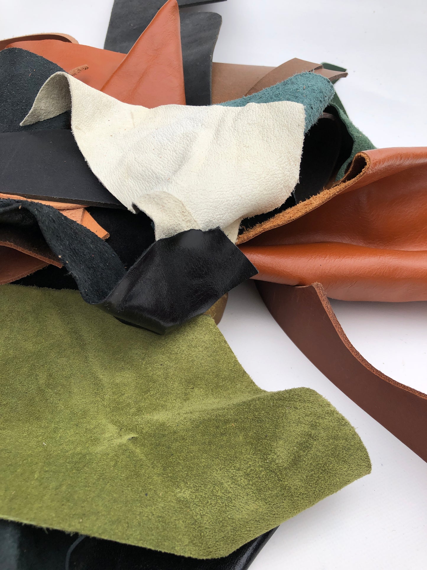 Leather Offcuts, Small, Mix (from The Royal Opera House)