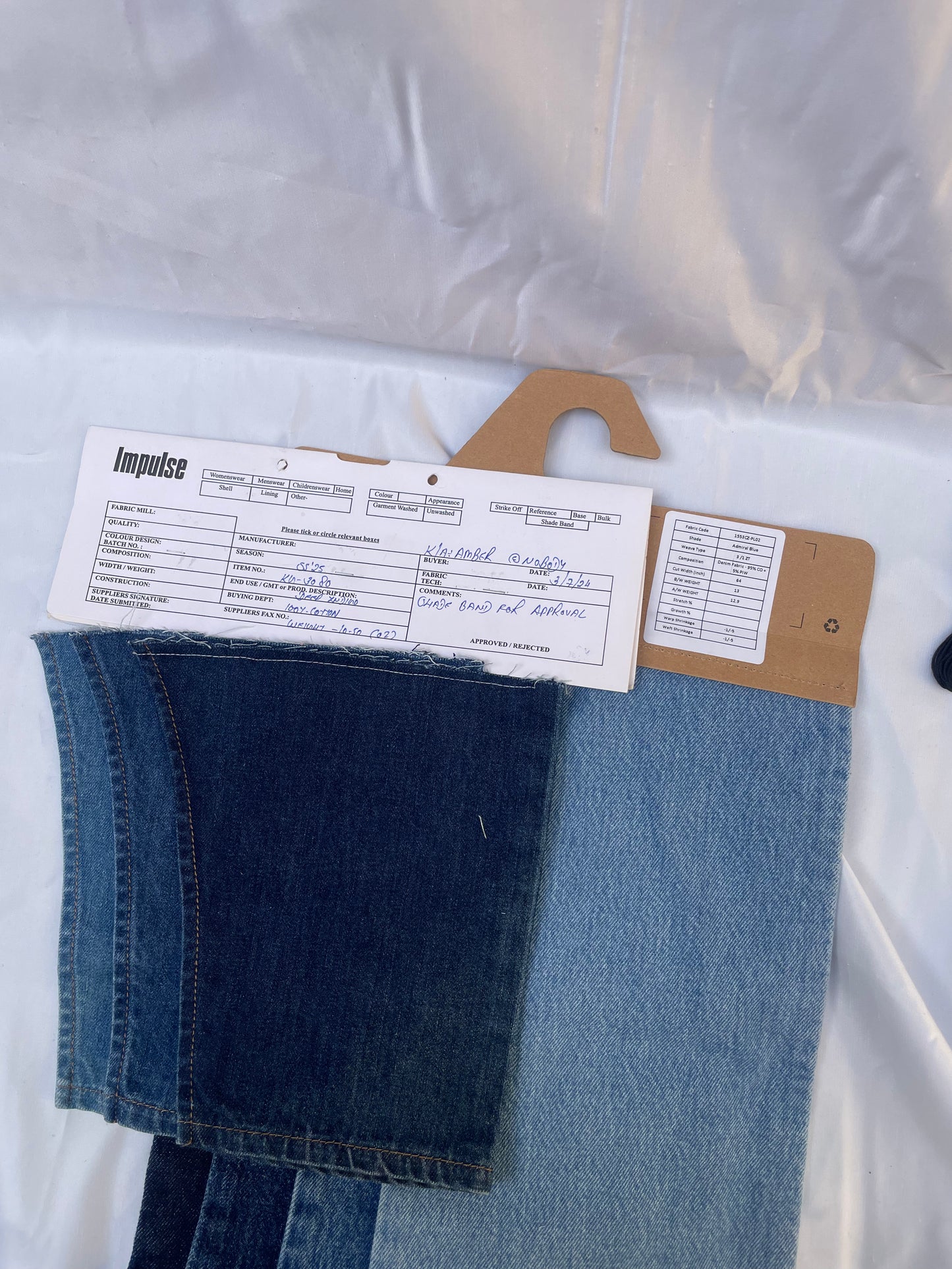 Visible Mending Repair Bundle, Denim + 3x Embroidery Floss *ONE-OFF*