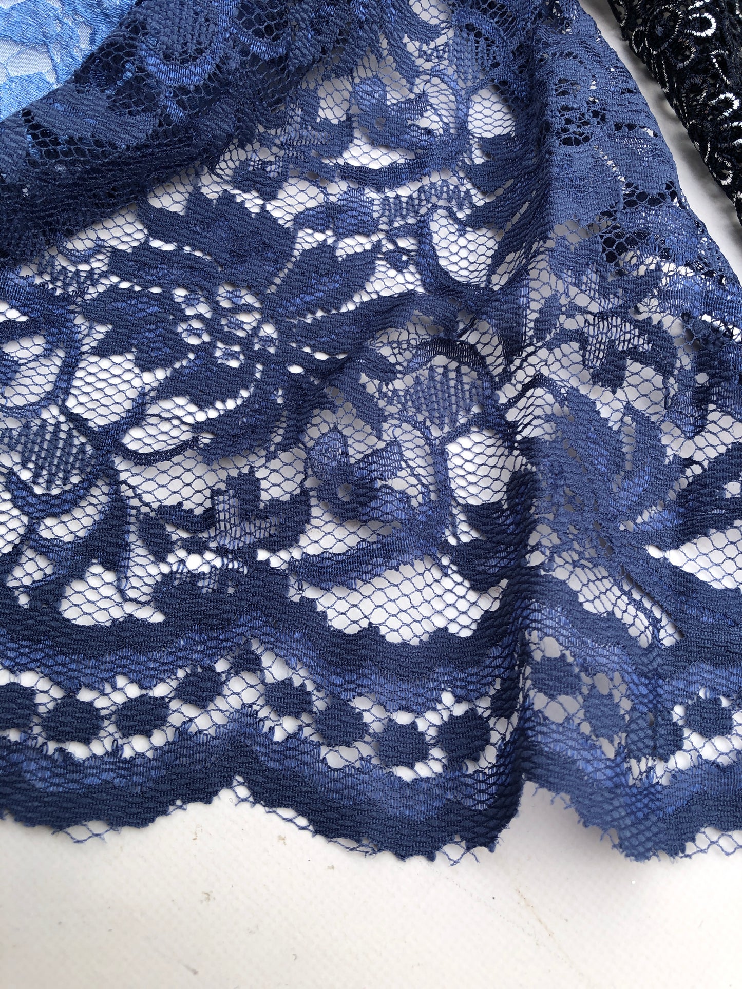 Couture Lace, Light & Dark Blues