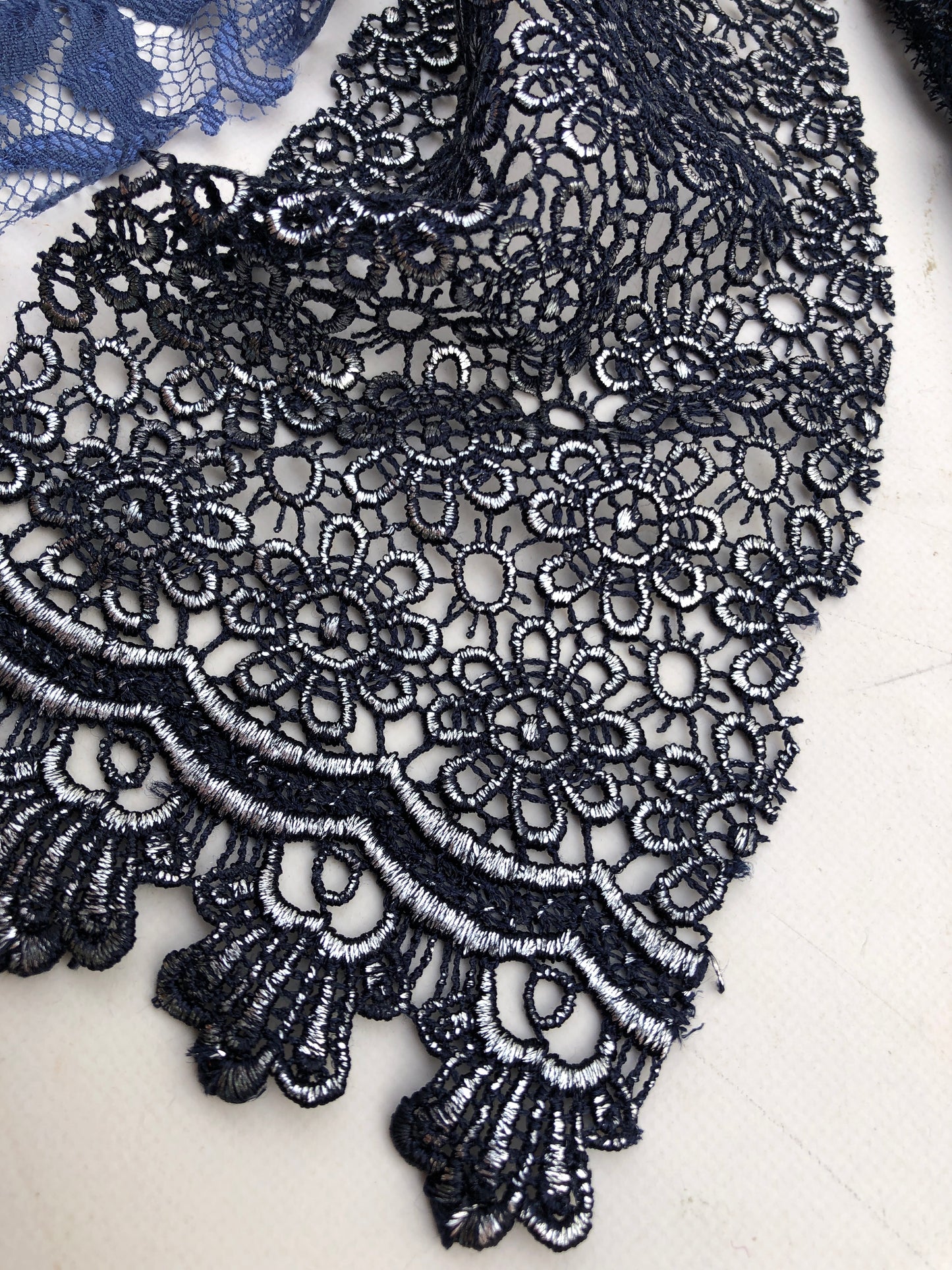 Couture Lace, Light & Dark Blues