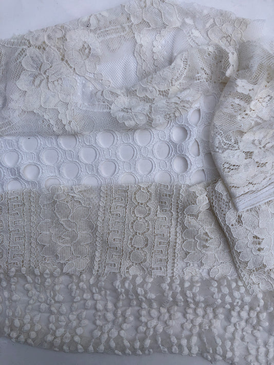 Couture Lace, White & Off-White