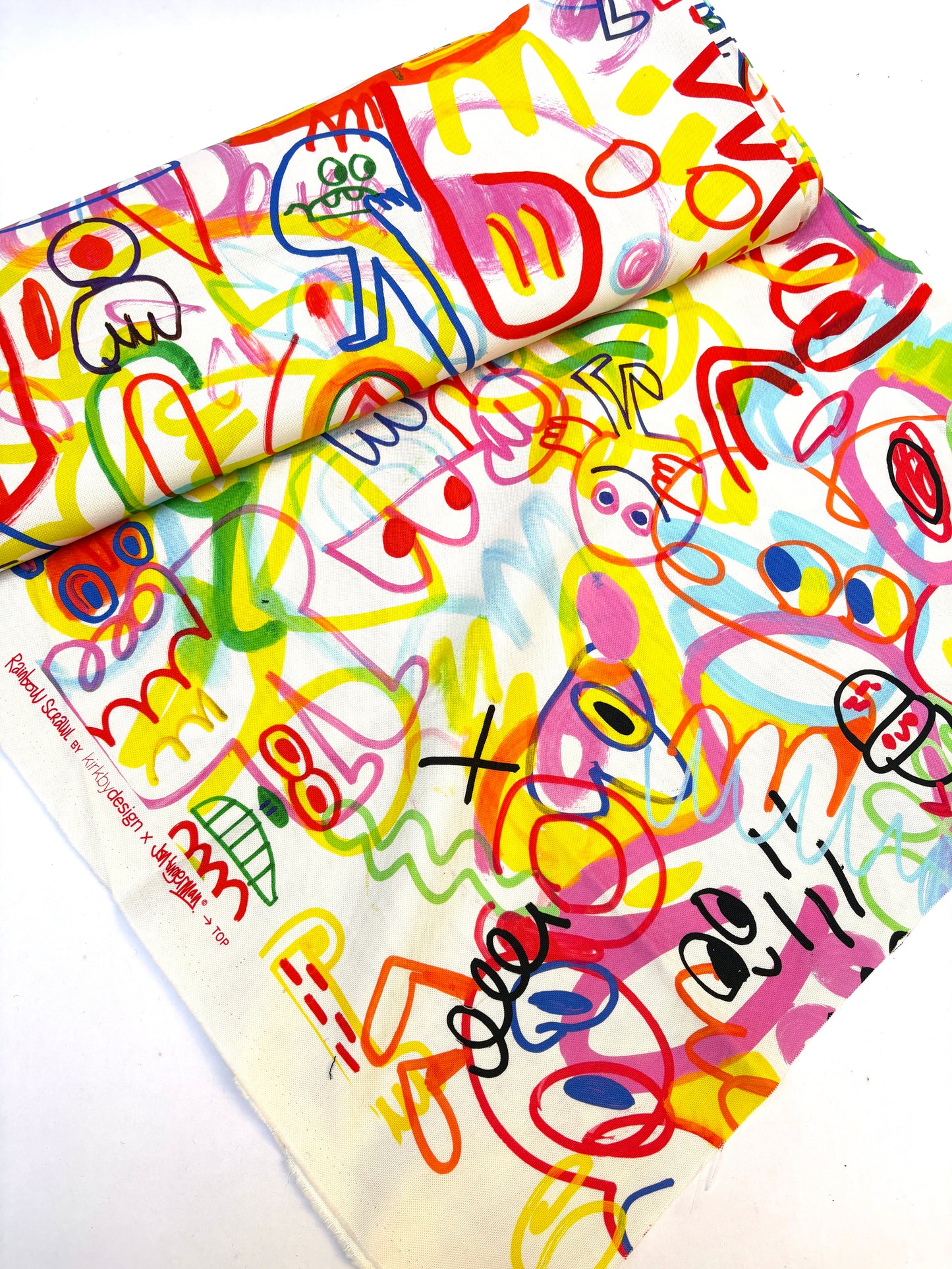 Fabric, Designer Pattern Print, End of Roll