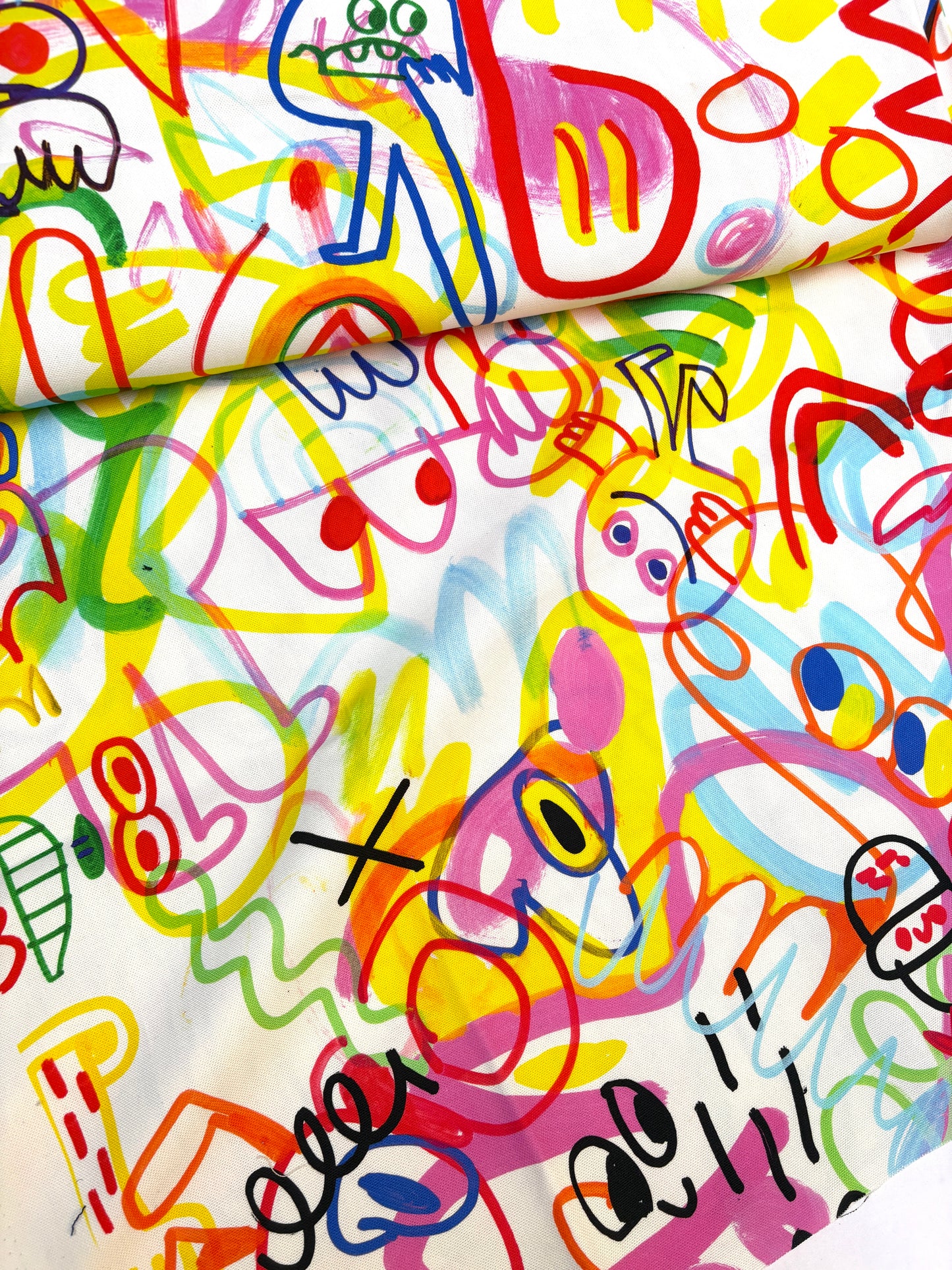 Fabric, Designer Pattern Print, End of Roll