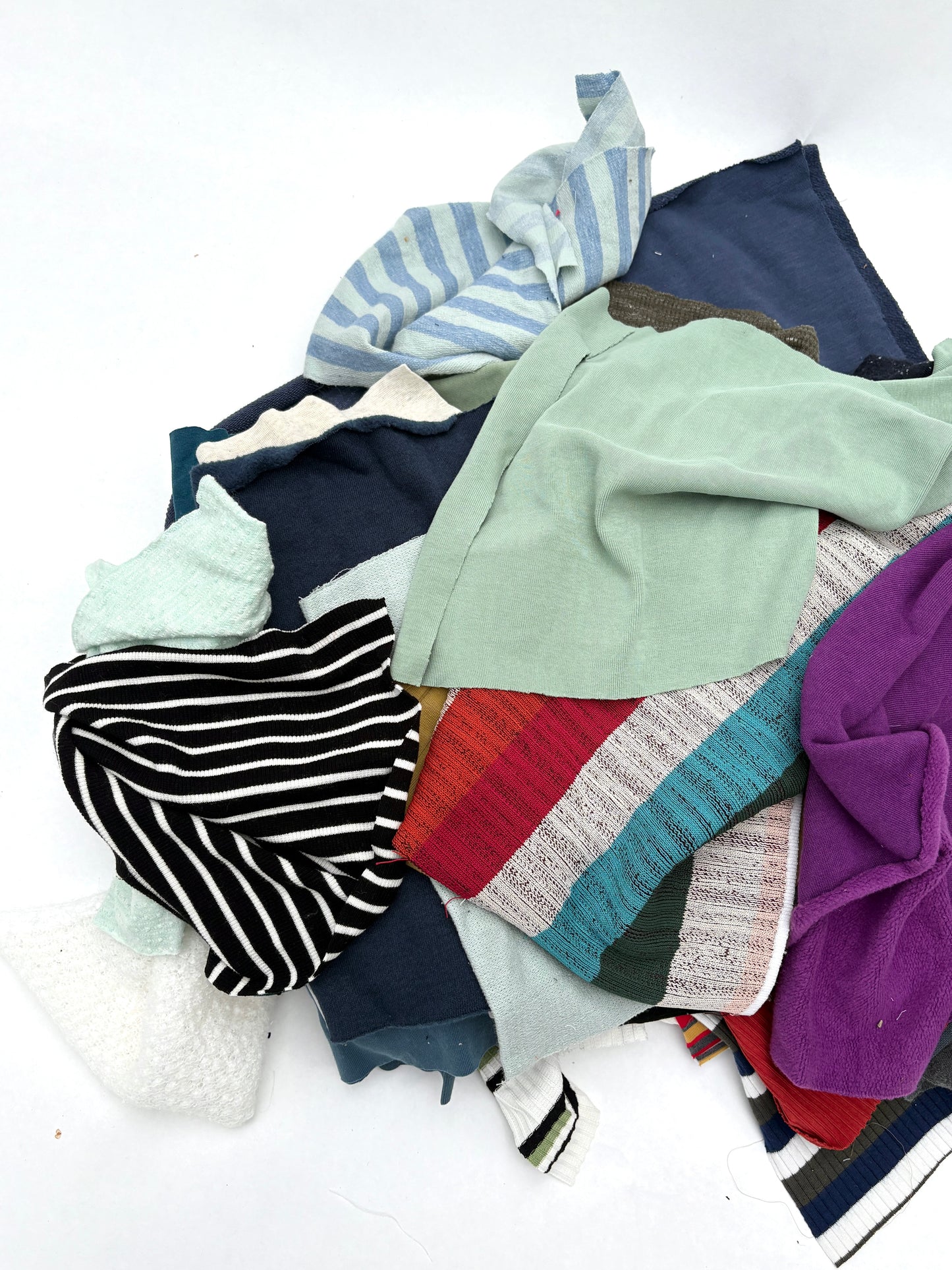 Jersey Sample/Offcuts Set, Colourful, Mixed Bundle