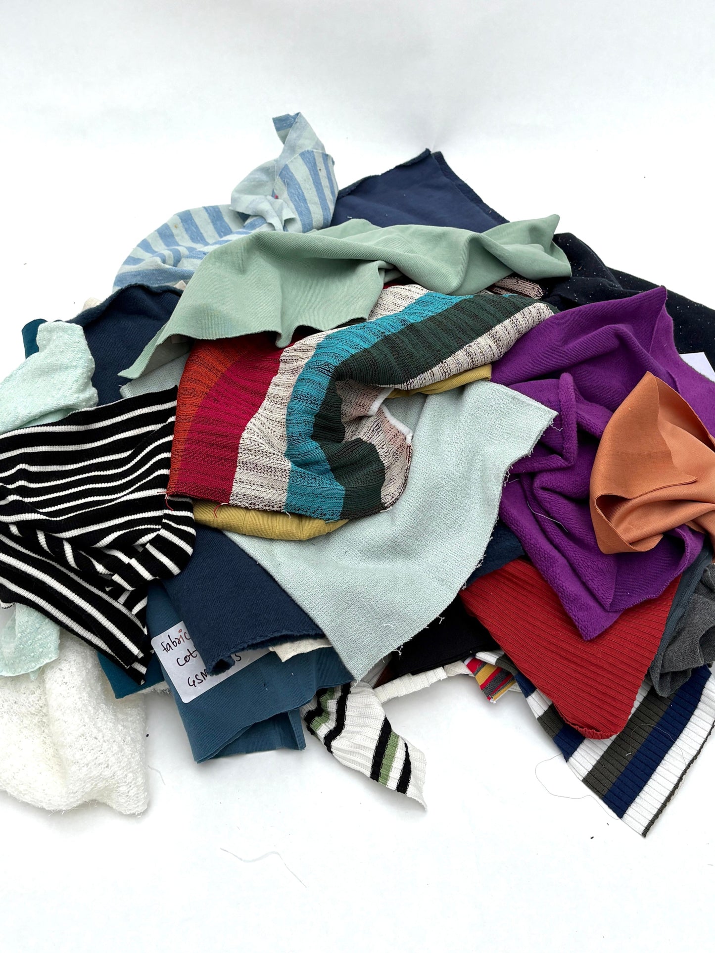 Jersey Sample/Offcuts Set, Colourful, Mixed Bundle