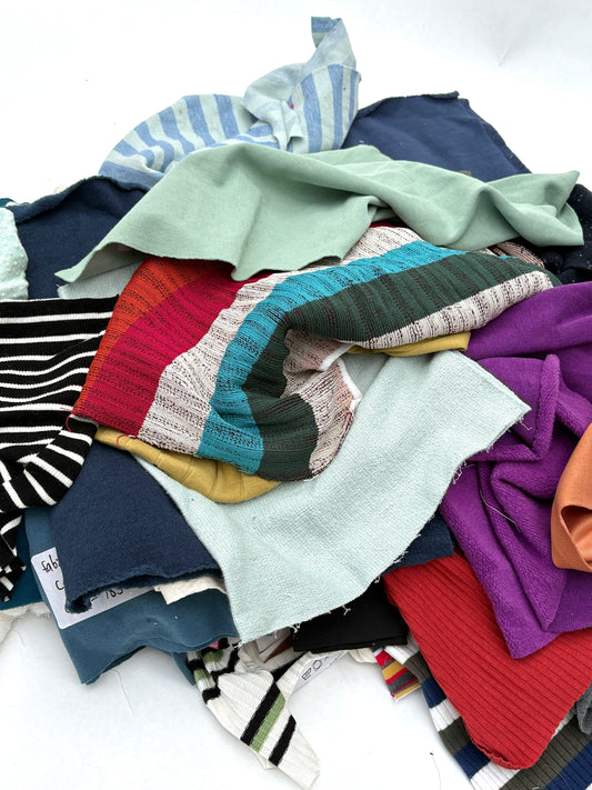 Jersey Sample/Offcuts Set, Colourful, Mixed Bundle