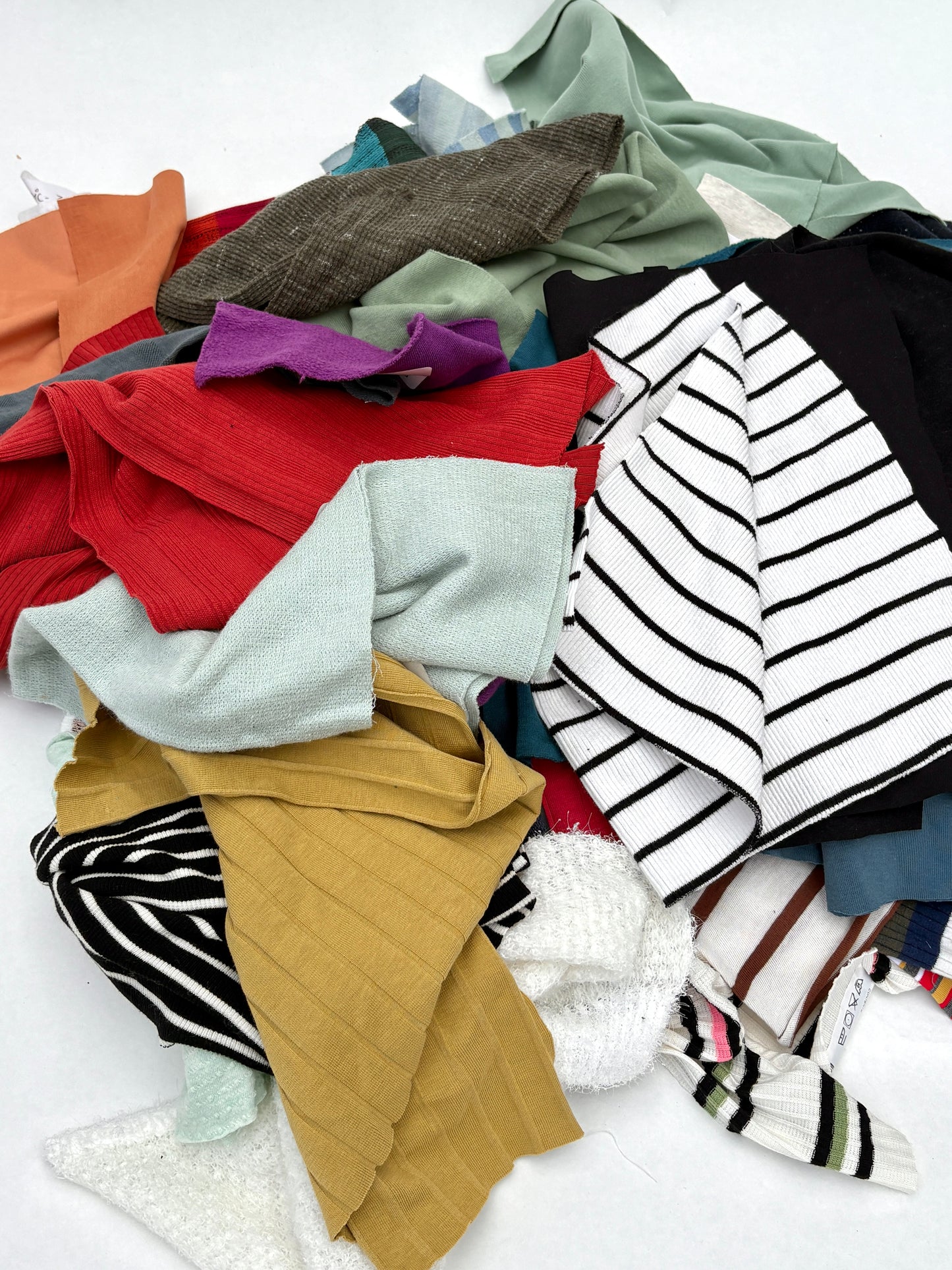 Jersey Sample/Offcuts Set, Colourful, Mixed Bundle