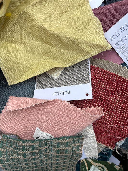 Fabric Swatches, Colourful, Mixed Bundle
