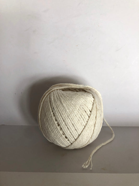 String, Unpolished Cotton, Off-white