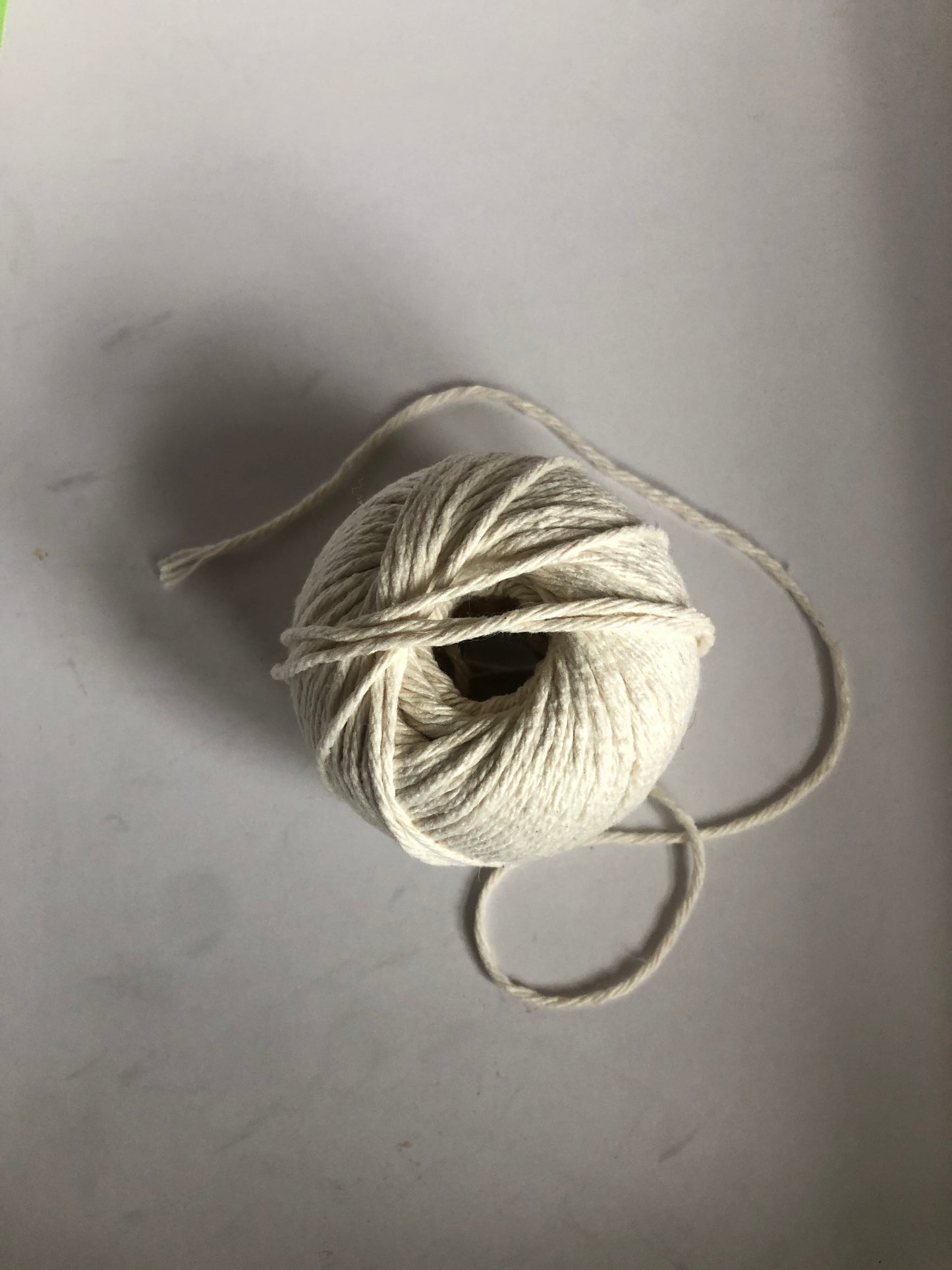 String, Unpolished Cotton, Off-white