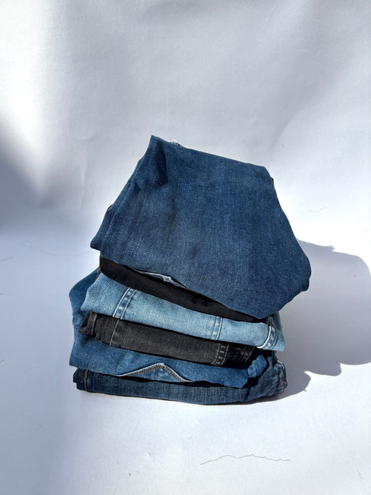 Denim Fabric, Whole Jeans Sample, Mixed Bundle