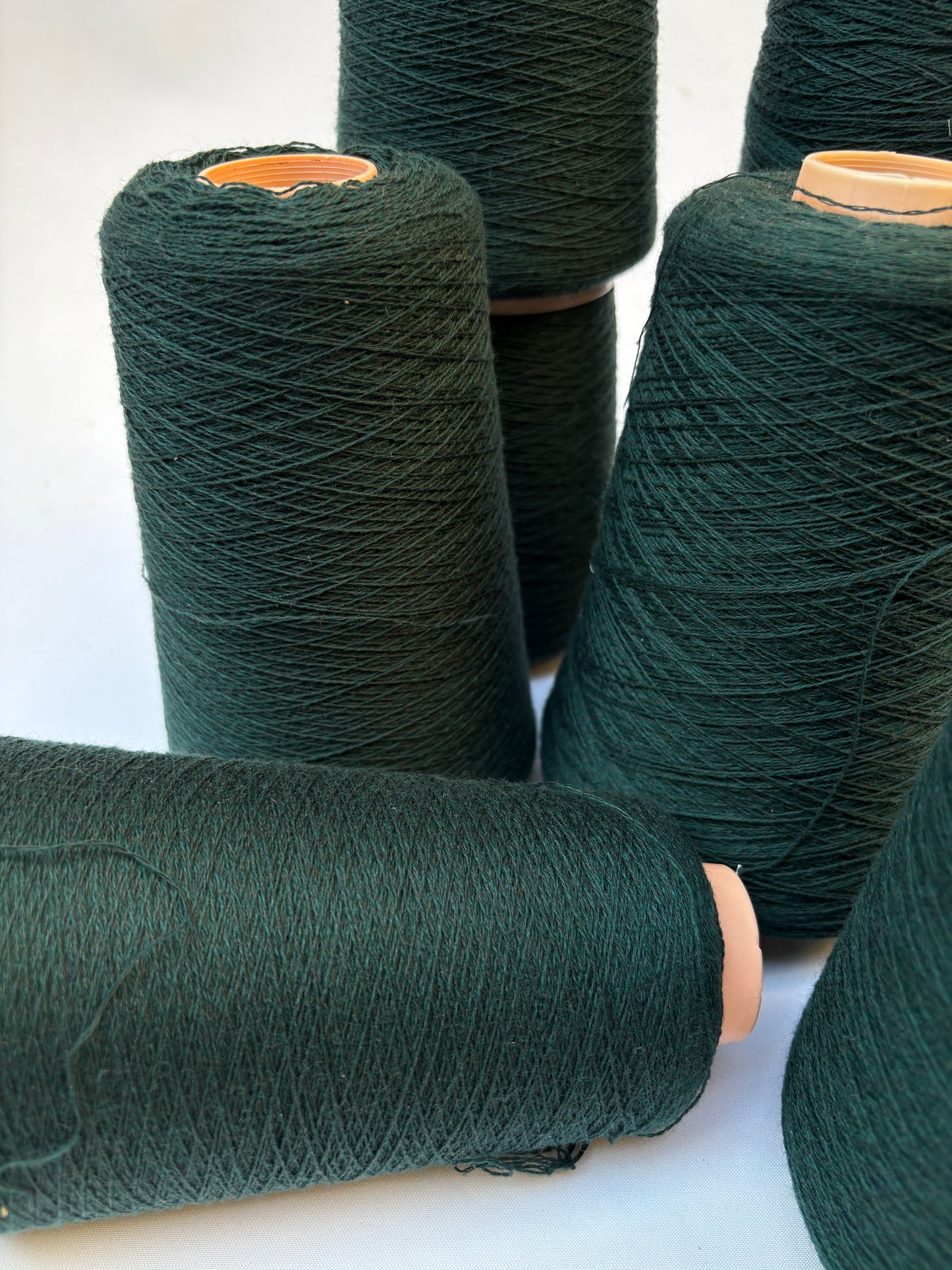 Yarn Cones, Wool, Dark Green