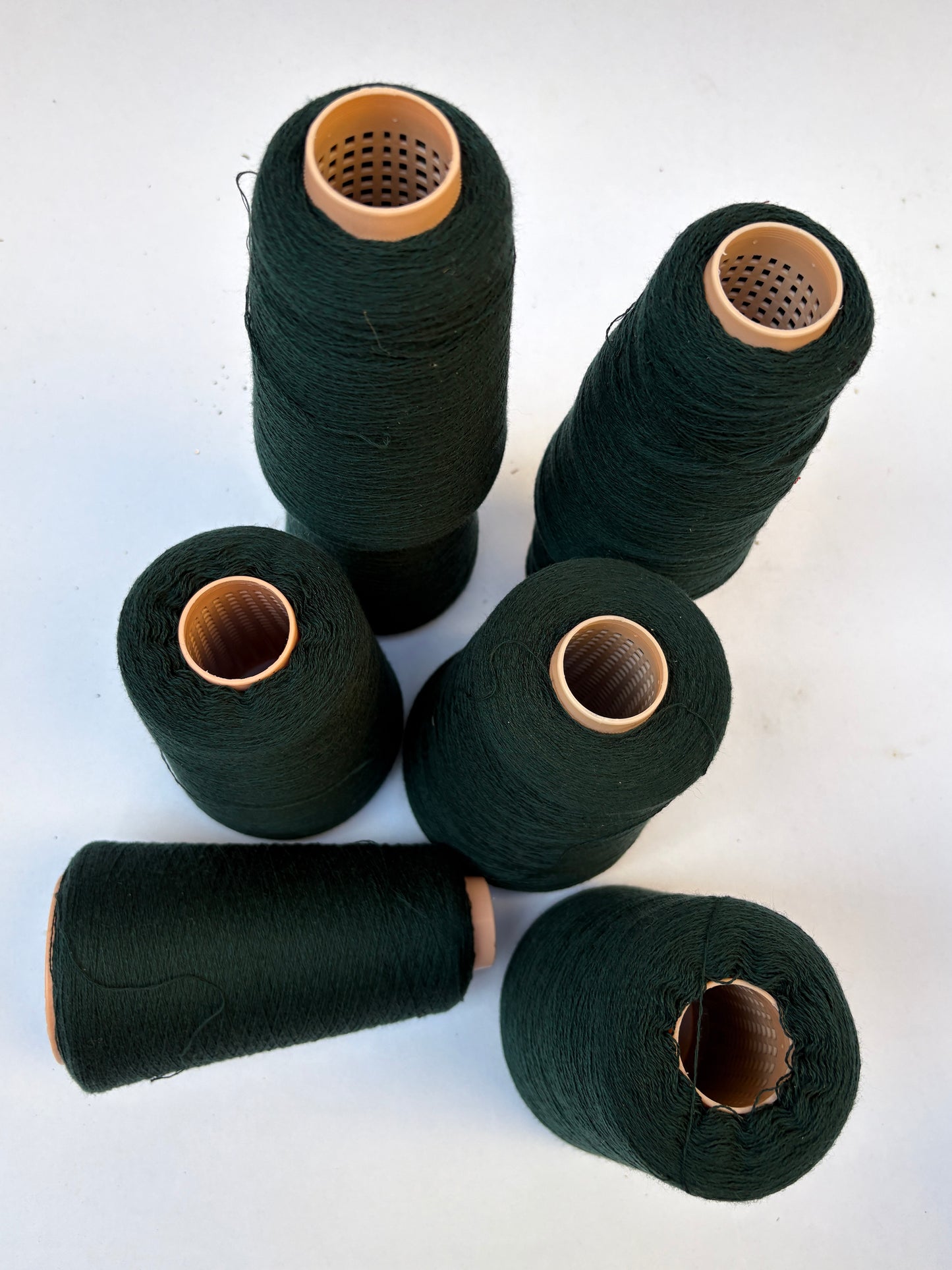 Yarn Cones, Wool, Dark Green