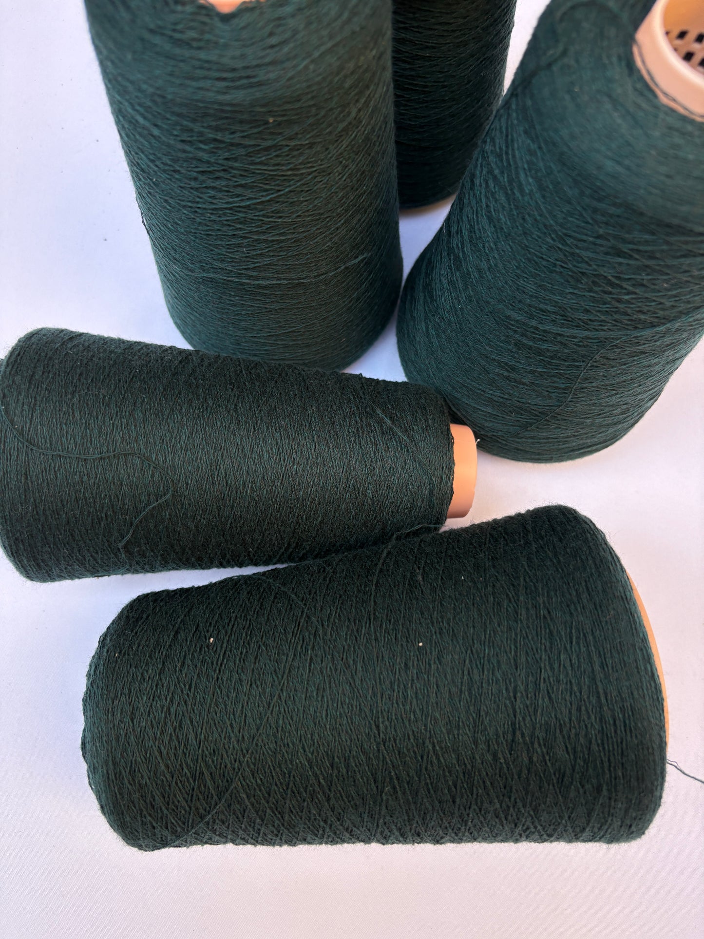 Yarn Cones, Wool, Dark Green