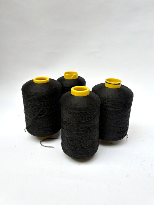 Yarn Cones, Black, Synthetic