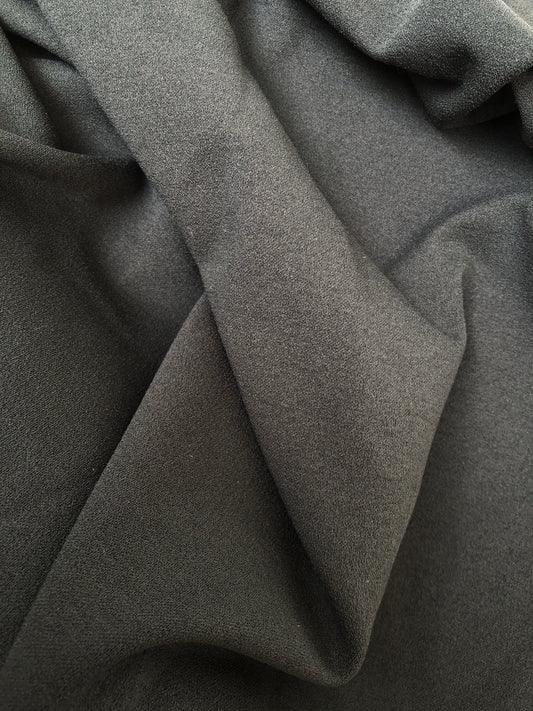 Fabric, Textured, Jersey, Dark Green, End of Roll