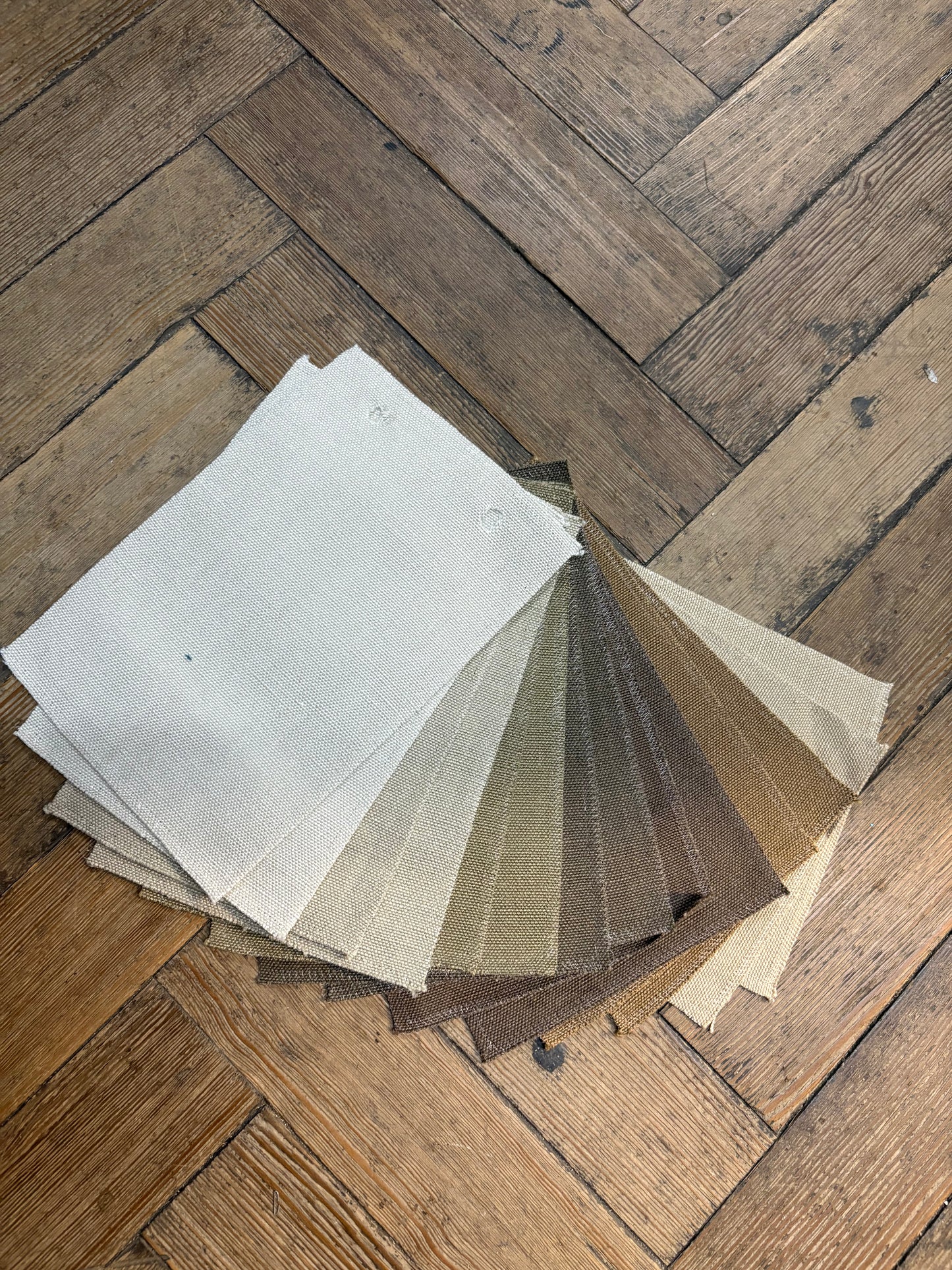 Wood Tonal Fabric Sample Bundle of 14 from Vitra *limited availability*