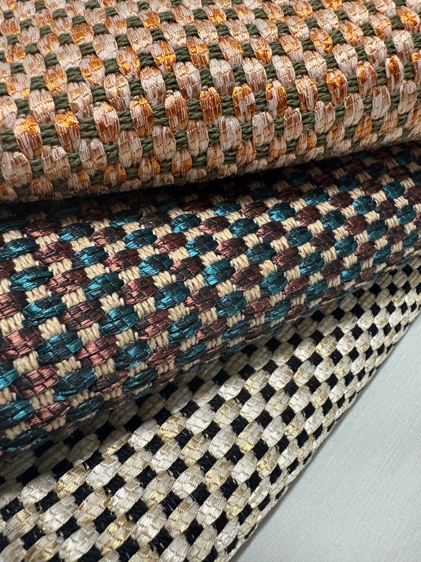 Shiny Heavyweight Fabric Bundle of Three *ONE-OFF*