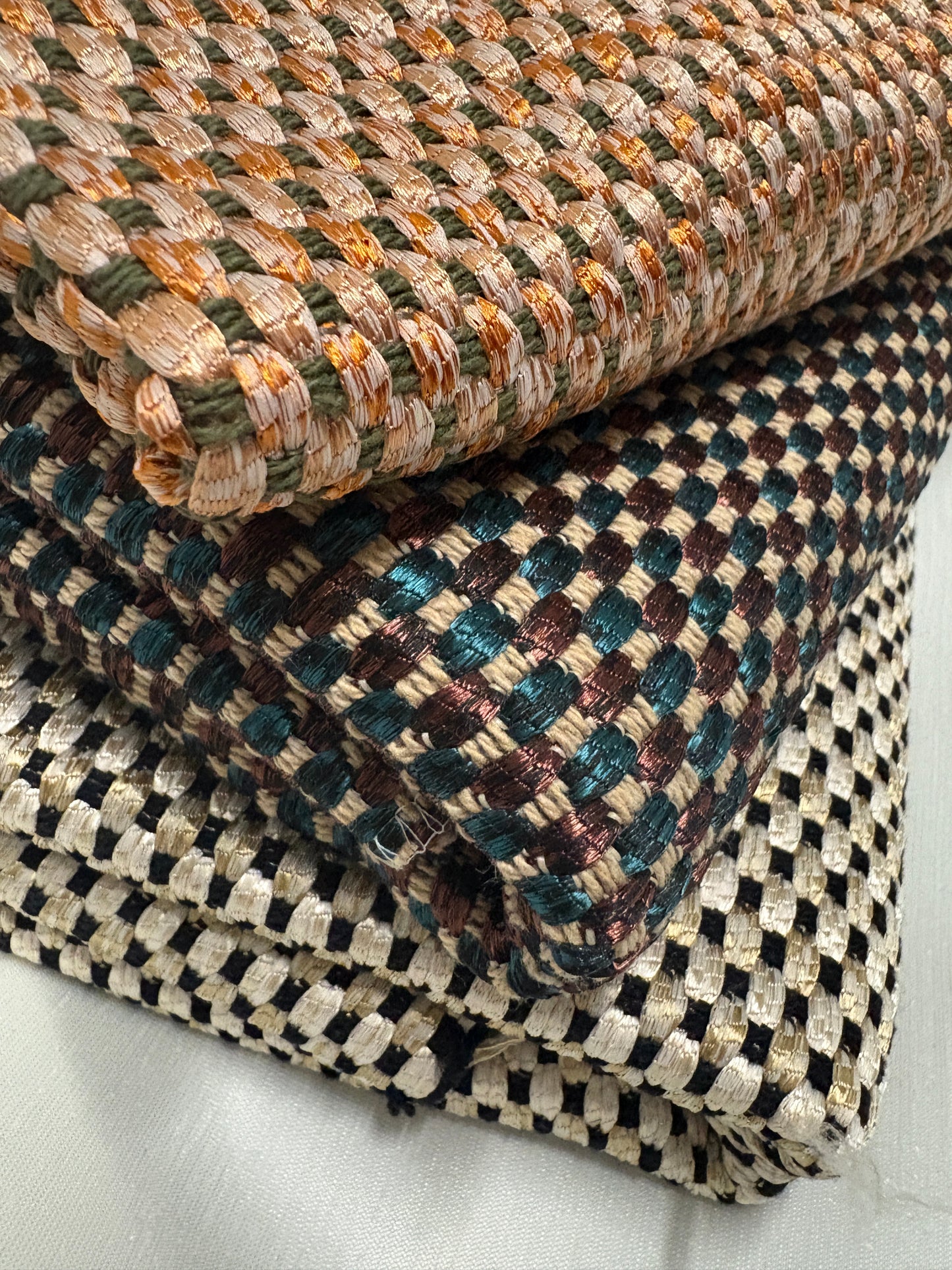 Shiny Heavyweight Fabric Bundle of Three *ONE-OFF*