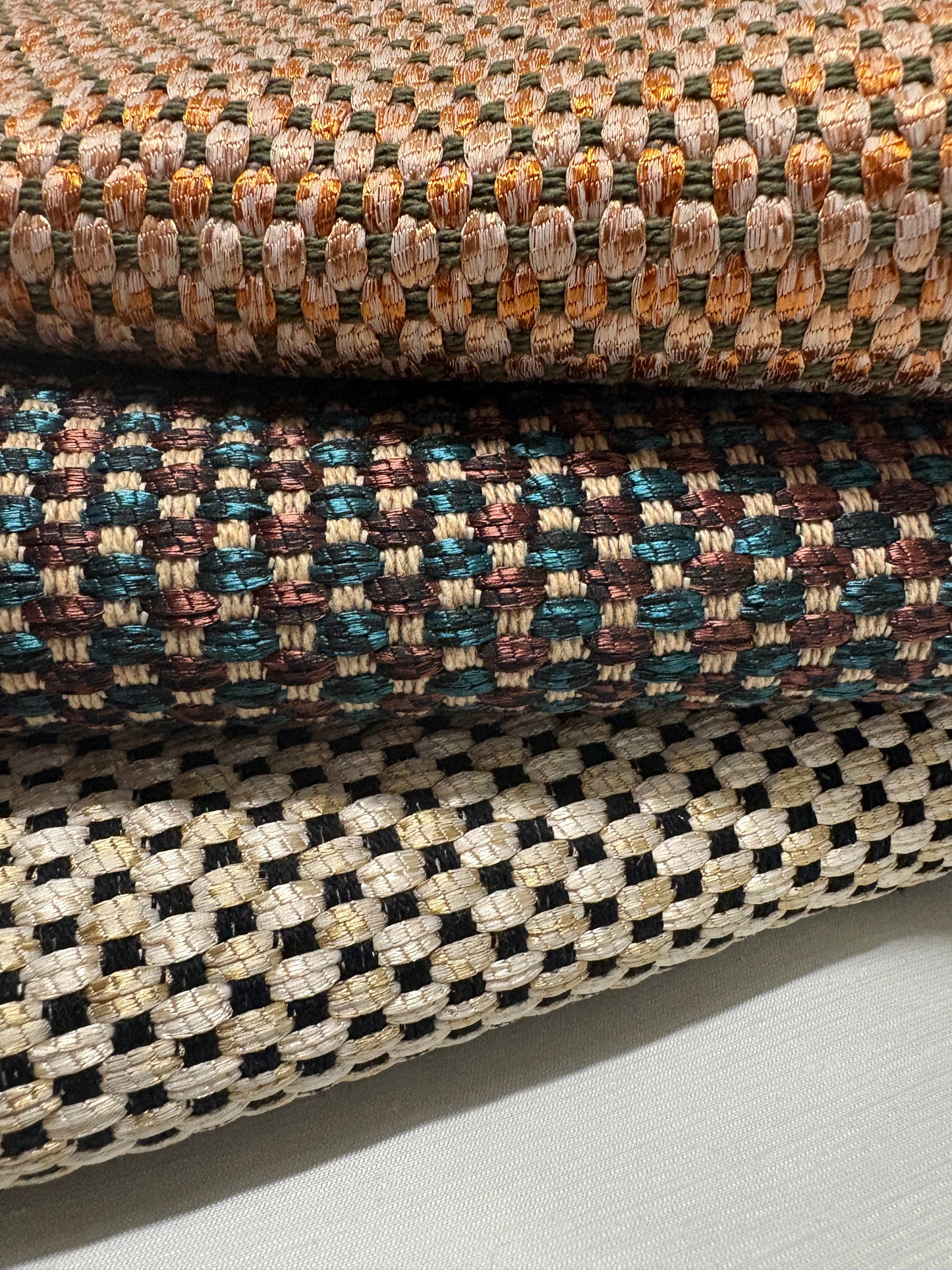 Shiny Heavyweight Fabric Bundle of Three *ONE-OFF*