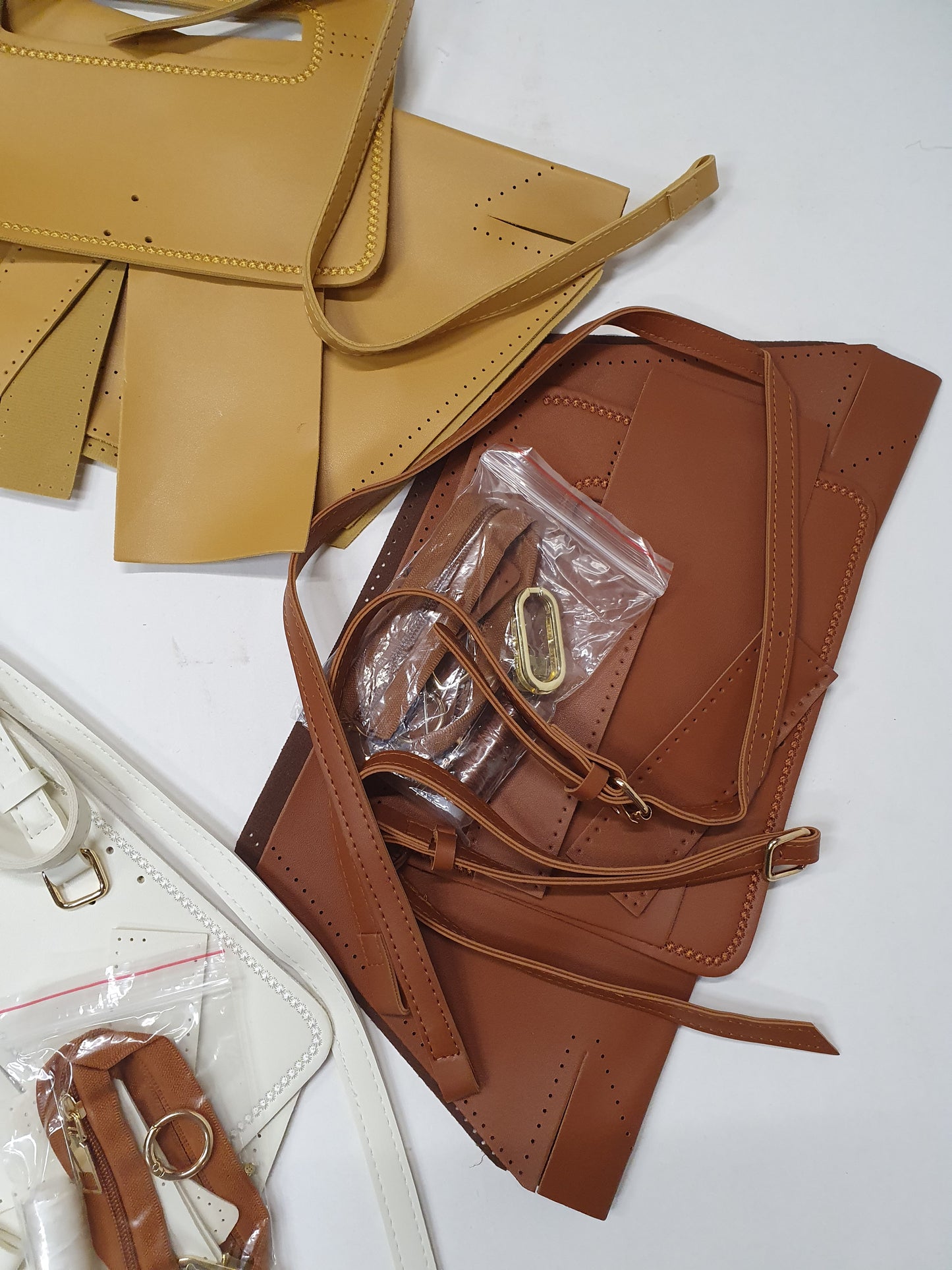 Leather DIY Kit, Handbag, Choose-your-colour