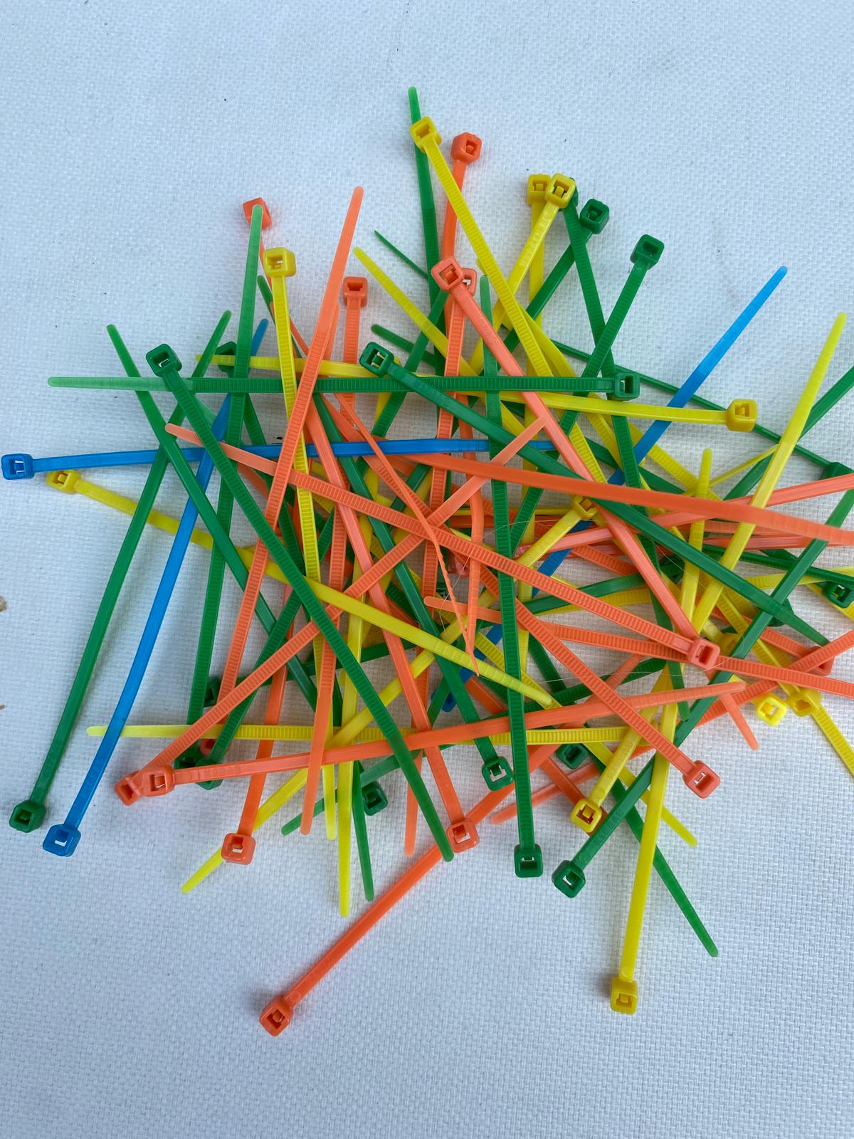 Plastic, Cable Ties,  Multicolour - 150g