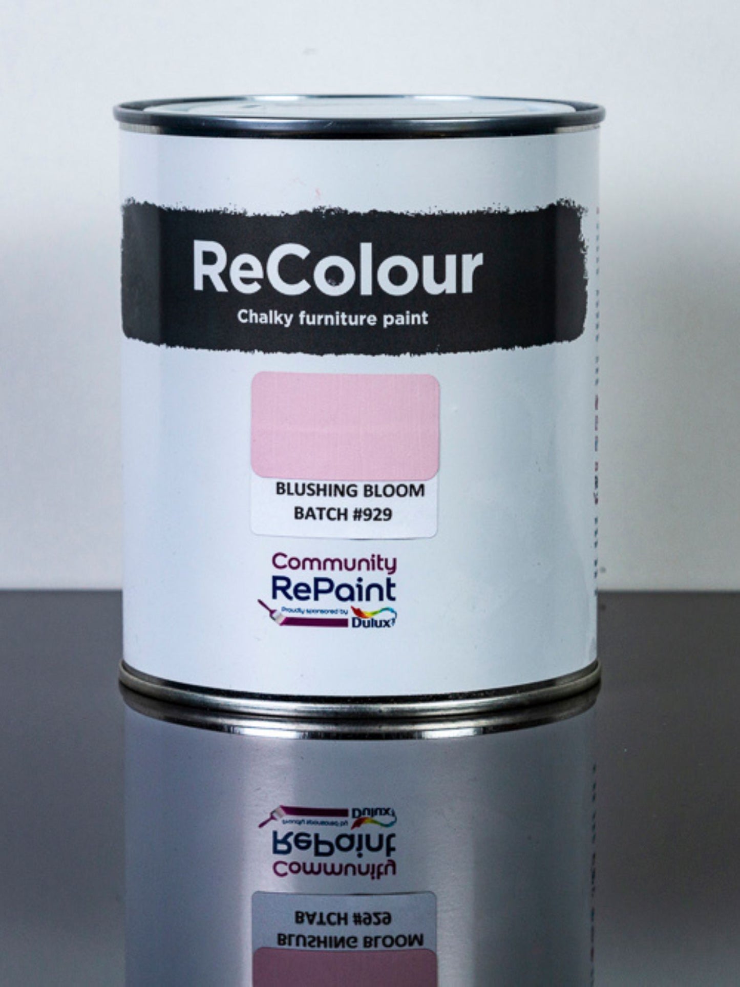 Chalky Furniture Paint (eco-friendly, recycled paint) - 750ml, Blushing Bloom