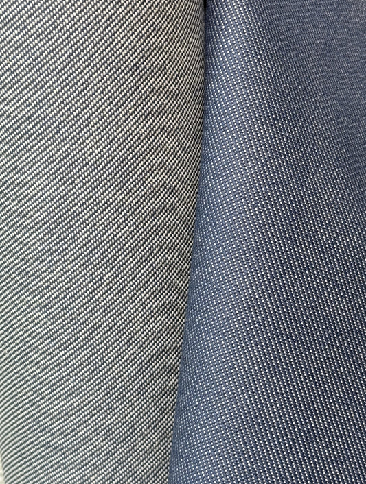 Fabric, Denim, Recycled Cotton, Water-repellent, Light Blue, End of Roll