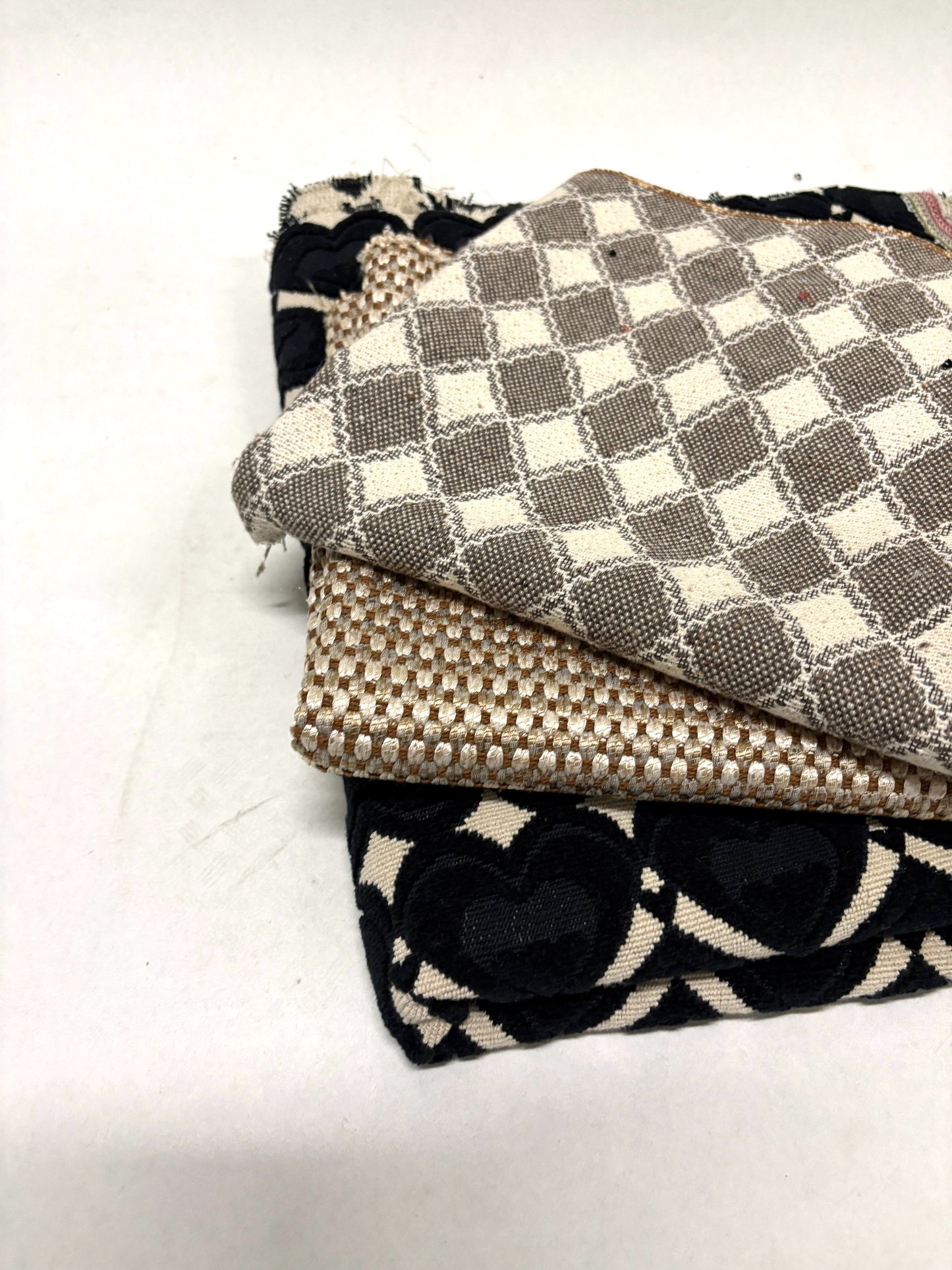 Patterned Upholstery Fabric, Medium Pieces, Mixed Bundle