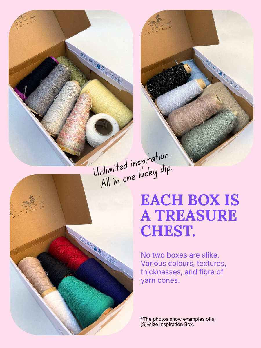 Yarn Inspiration Box – Reclaimed Yarn for Knitting & Craft