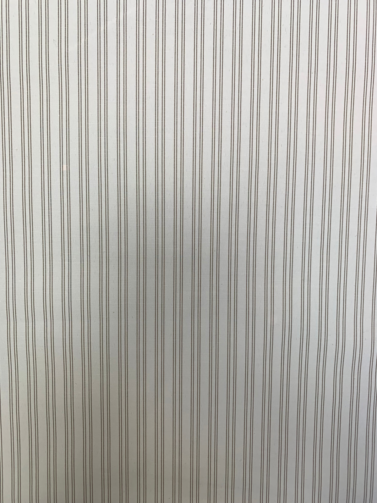 Stone-White Double Stripe BCI Cotton-Recycled Polyester Blend Shirting ...