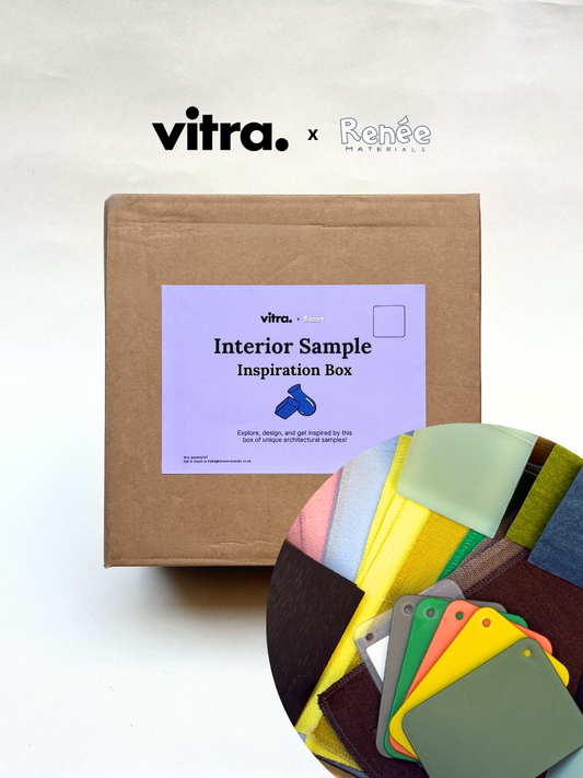 Vitra Interior Sample Inspiration Box - Quality Reclaimed Materials for Art & Craft