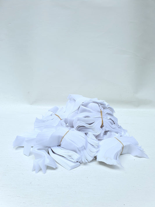 Fabric, Fusible Woven Interfacing, Offcuts, White