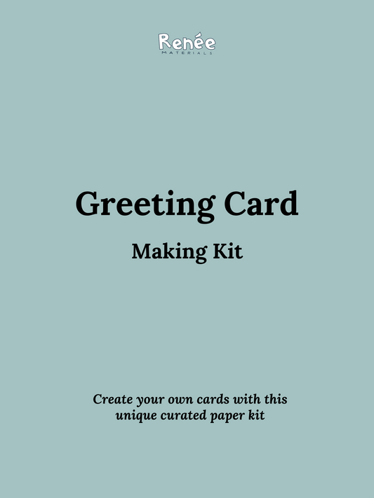 A poster of the Greeting Card Making Kit