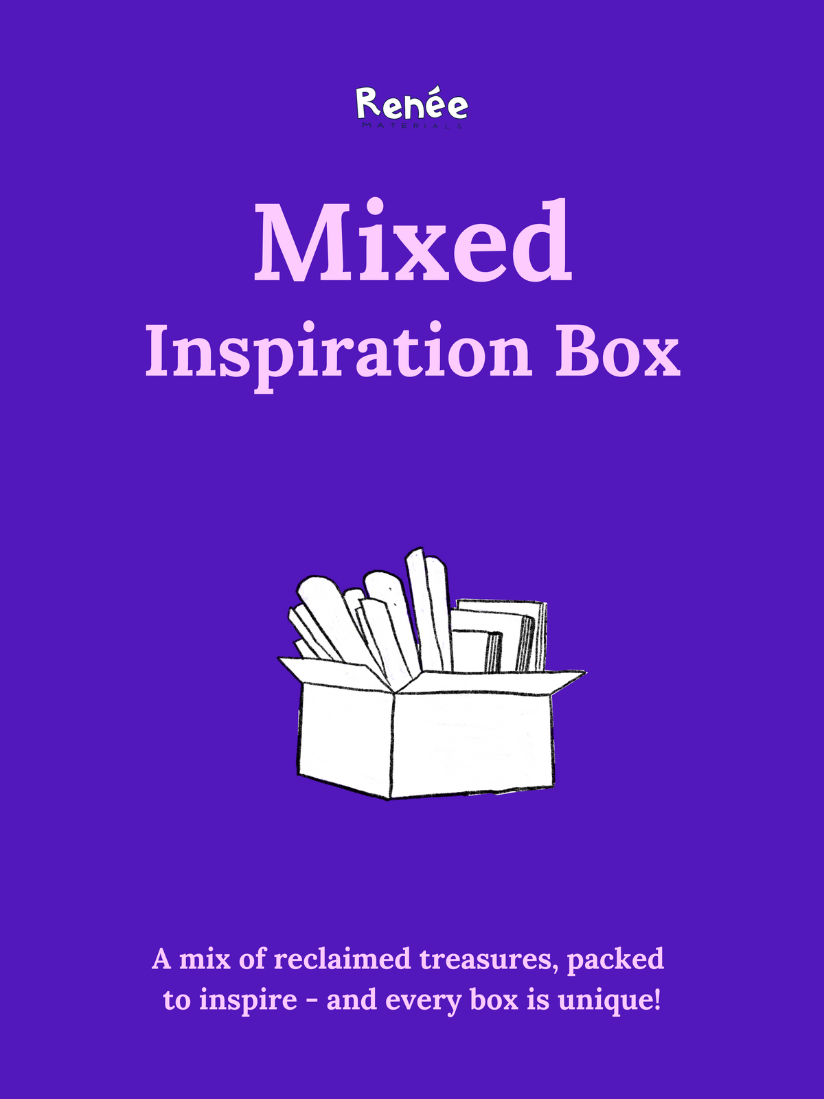 Inspirotion Mixed Inspiration Box | Reclaimed Materials for DIY & Creative Use ...