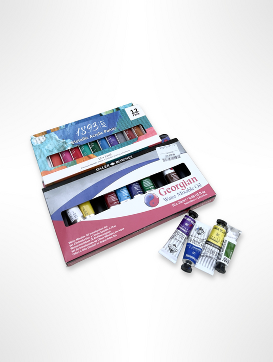 Two different types of paint boxes 