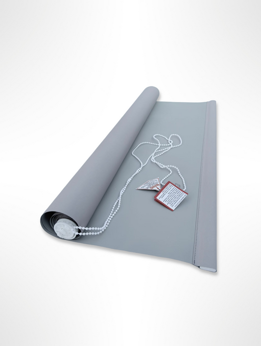 Fabric, Window Roller Blind, Grey