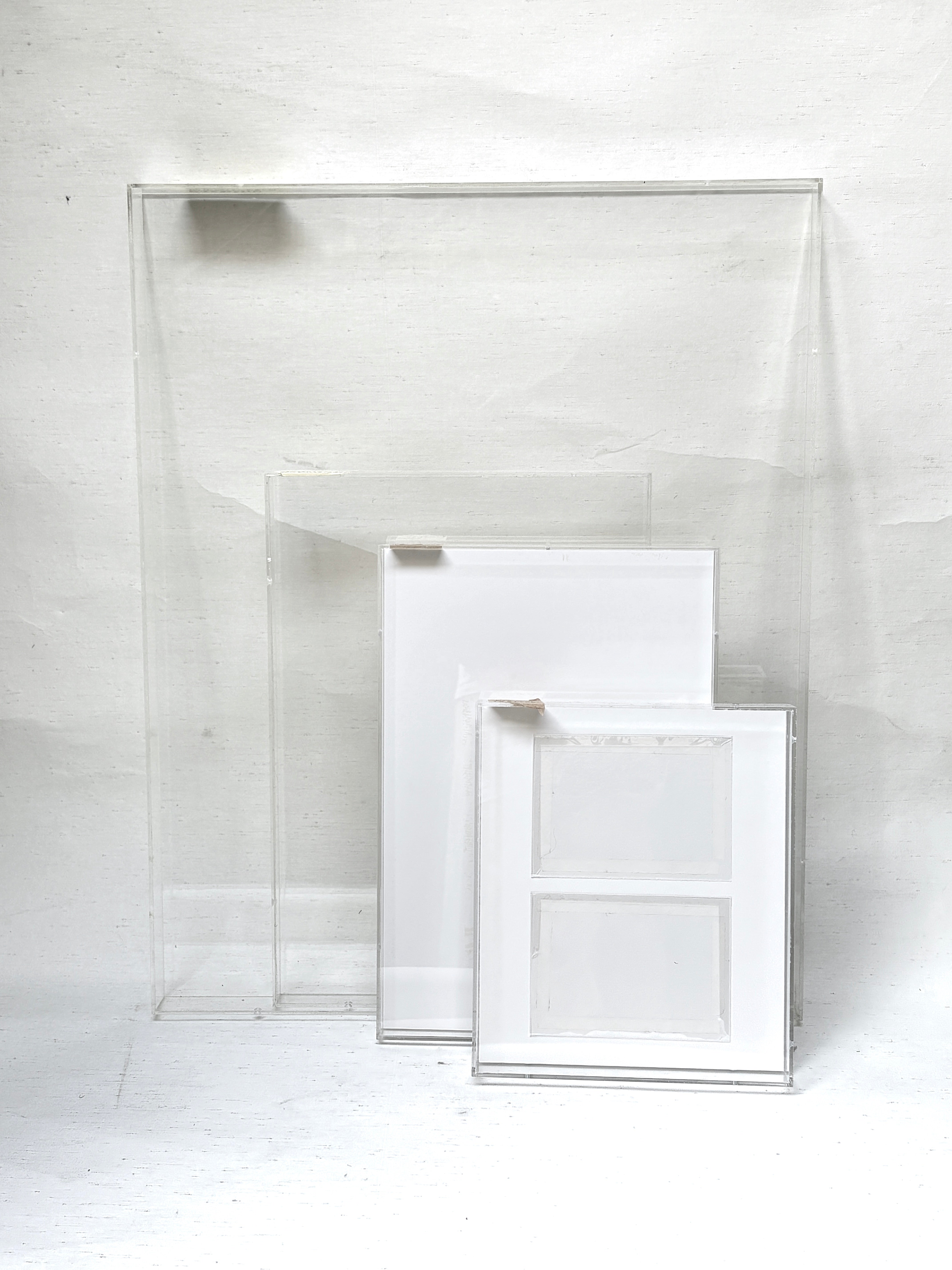 Plastic, V&A Perspex Box Lid Frames, Mix Sizes – Renee Materials