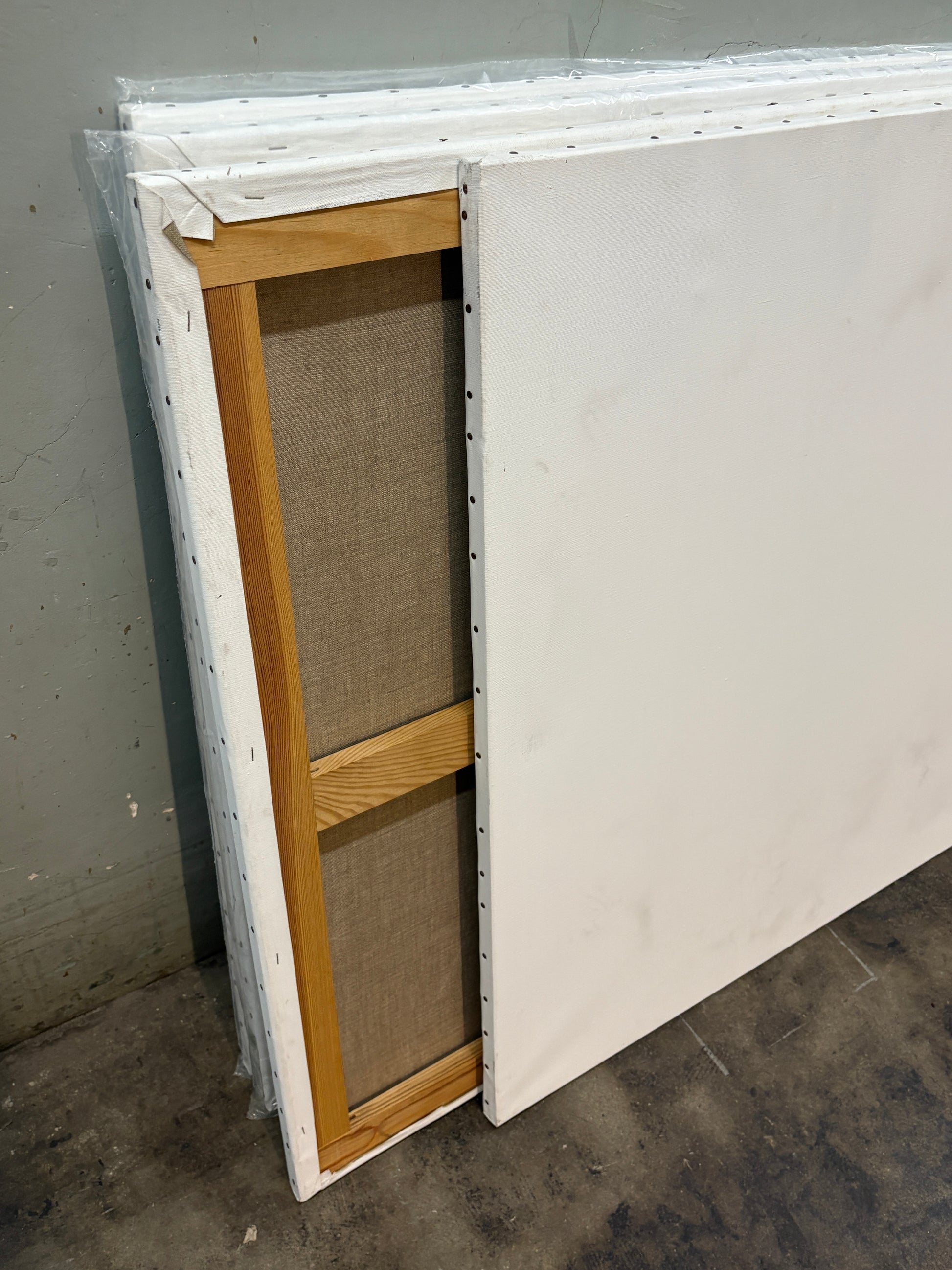 Wooden frame canvas